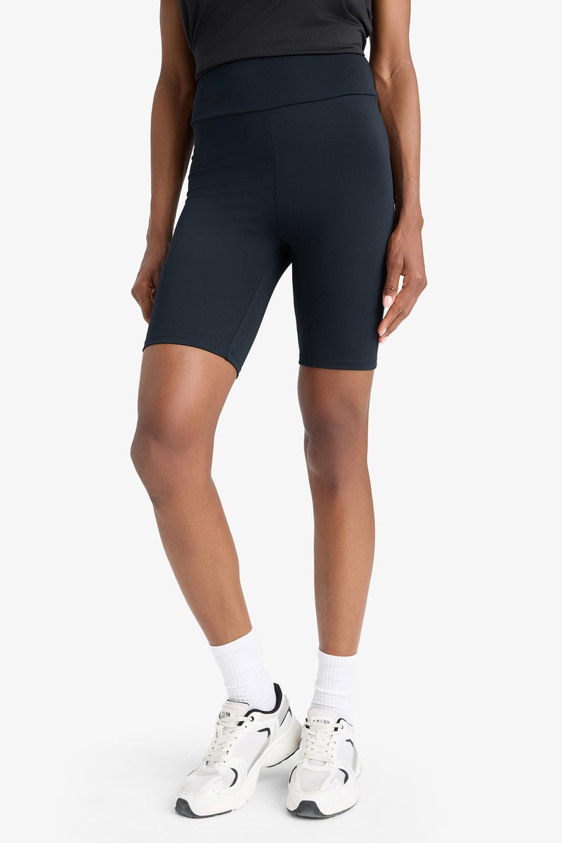 DeFacto Black Woman DeFactoFit Sports Biker Leggings Casual - Image 5